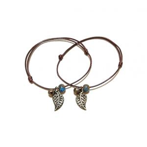 セラミックビーズ&リーフバングルの詳細画像5