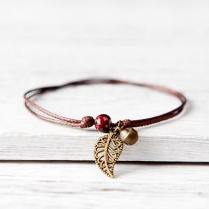 セラミック ビーズ&リーフバングルの詳細画像2