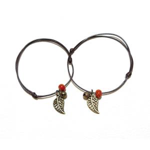 セラミック ビーズ&リーフバングルの詳細画像5