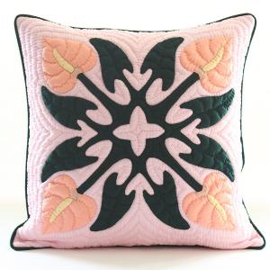 バラのタペストリー・ハワイアンキルト Amazon｜ハワイアンキルトタペストリー TOK-404/ 90㎝✕90