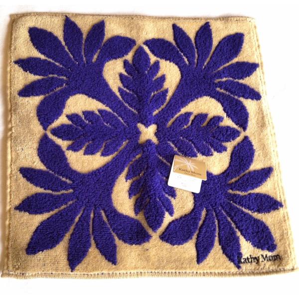 キャッシーマム　ハンドタオル　ハワイアンキルト柄　タオルハンカチ　プレゼントにも！