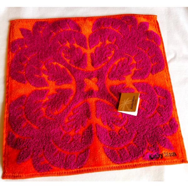 キャッシーマム　ハンドタオル　ハワイアンキルト柄　タオルハンカチ　プレゼントにも！