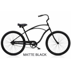 自転車 ELECTRA CRUISER-1-MatteBlack エレクトラ ビーチクルーザー 26インチ レインボー おしゃれ 通勤 通学 メンズ レディース｜ラナイマカイ