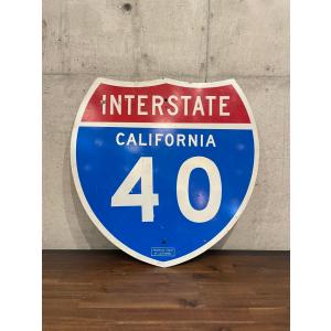 California Interstate 40 FWY ロードサイン アメリカ雑貨 インテリア コレクション 装飾 アメリカジャンク｜lanaleo