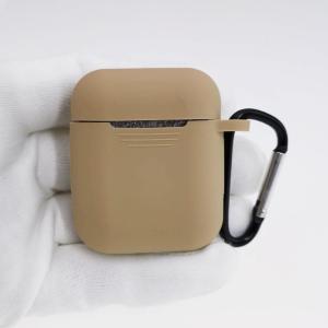 AirPods 1・2 シリコンケース [02] ミルクティ