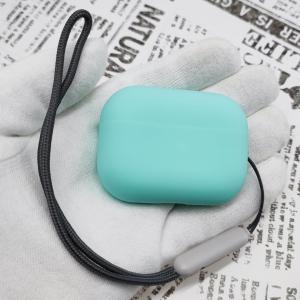 AirPods Pro 2 ストラップ付シリコンケース [08]ミントグリーン