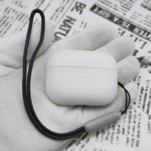 AirPods Pro 2 ストラップ付シリコンケース [10]クリア