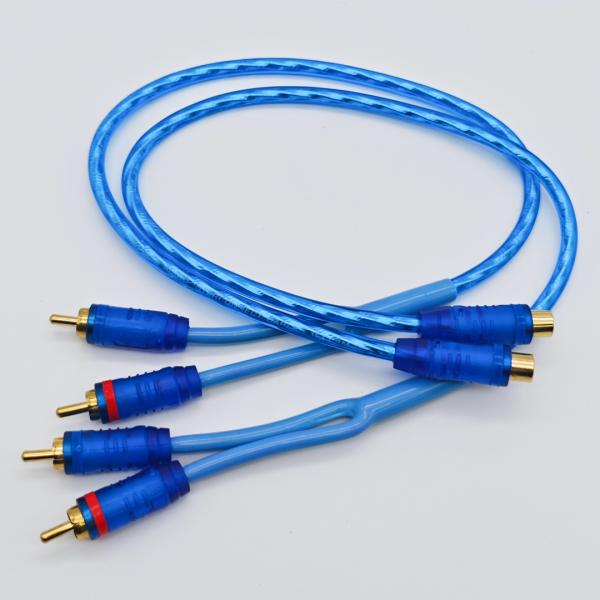 GHOST BRY2M RCAケーブル 50cm 分岐Y型 1メス-2オス 2本