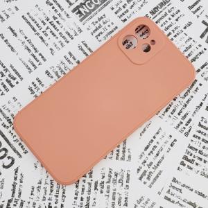 iPhone 12 シリコンケース [04] コーラルオレンジ