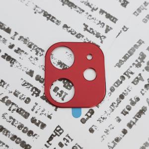 iPhone 12mini カメラカバー アルミ レッド