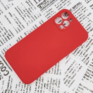 iPhone 12Pro シリコンケース [01] レッド