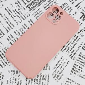 iPhone 12Pro シリコンケース [09] サンドピンク
