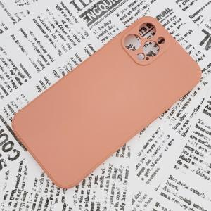 iPhone 12ProMax シリコンケース [04] コーラルオレンジ