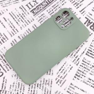 iPhone 12ProMax シリコンケース [06] グリーン