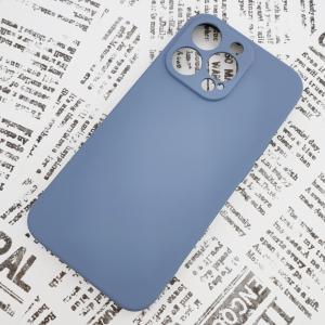 iPhone 13Pro シリコンケース [03] アッシュブルー