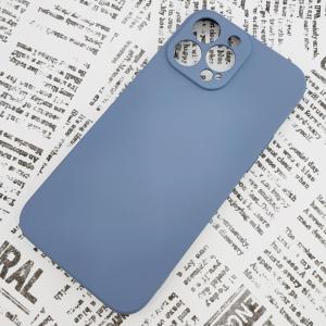 iPhone 13ProMax シリコンケース [03] アッシュブルー