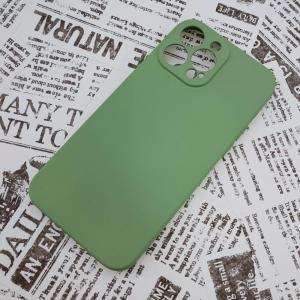 iPhone 13ProMax シリコンケース [06] グリーン