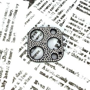 iPhone 13ProMax カメラカバー キラキラブラック