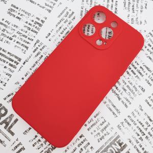 iPhone 14Pro シリコンケース [01] レッド