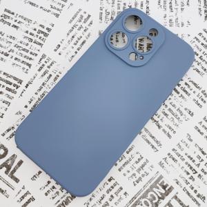 iPhone 14Pro シリコンケース [03] アッシュブルー