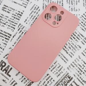 iPhone 14Pro シリコンケース [09] サンドピンク