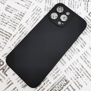 iPhone 14ProMax シリコンケース [02] ブラック