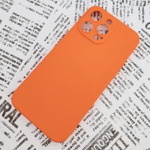 iPhone 14ProMax シリコンケース [04] オレンジ