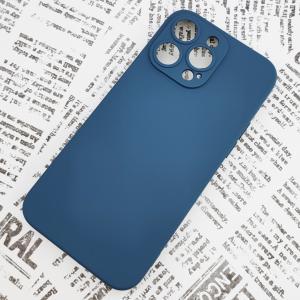 iPhone 14ProMax シリコンケース [07] サファイアブルー