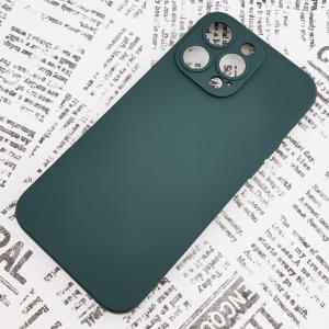 iPhone 14ProMax シリコンケース [10] ダークグリーン