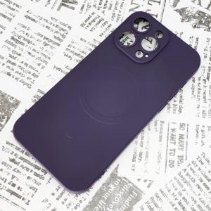 iPhone 14ProMax MagSafeシリコンケース [13] パープル