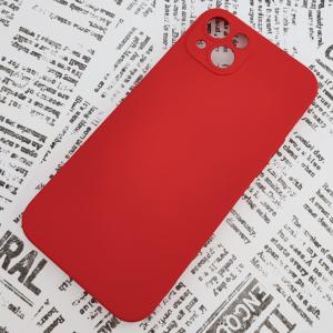 iPhone 14Plus シリコンケース [01] レッド