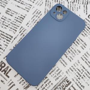 iPhone 14Plus シリコンケース [03] アッシュブルー
