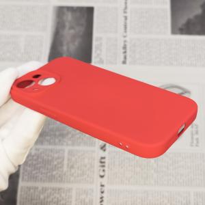 iPhone 15 シリコンケース [01] レッドの詳細画像3
