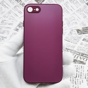 iPhone 7/8/SE ガラス背面シリコン...の詳細画像1