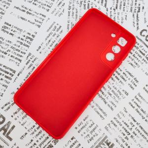 Galaxy S21 シリコンケース [1] レッドの詳細画像1