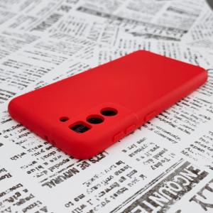 Galaxy S21 シリコンケース [1] レッドの詳細画像3