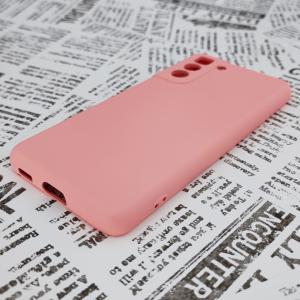 Galaxy S21 シリコンケース [4] ピンクの詳細画像2