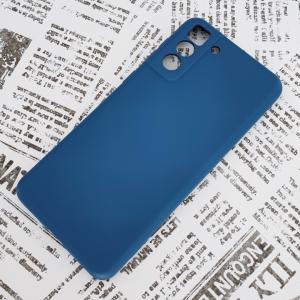 Galaxy S21+ [プラス] シリコンケース [6] サファイアブルー