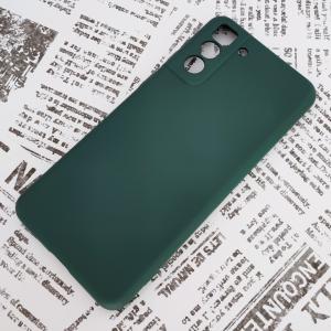 Galaxy S21+ [プラス] シリコンケース [8] ダークグリーン