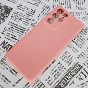 Galaxy S21 Ultra シリコンケース [4] ピンク
