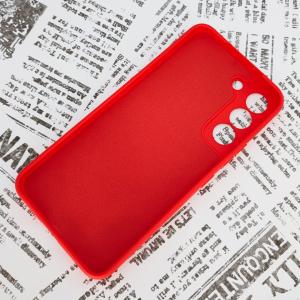 Galaxy S22 シリコンケース [1] レッドの詳細画像1