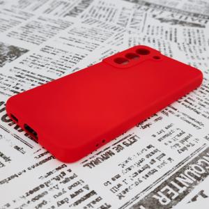 Galaxy S22 シリコンケース [1] レッドの詳細画像2