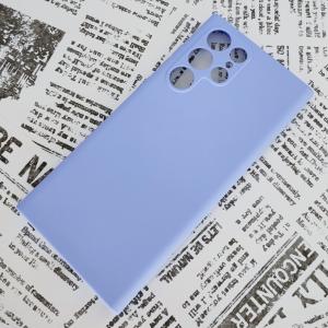 Galaxy S22 Ultra シリコンケース [7] ラベンダー