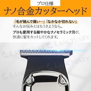バリカン 電気 散髪 USB 充電式 静音 コ...の詳細画像4