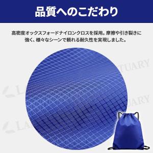 防水ナップサック ジムサック プールバッグ 巾...の詳細画像5
