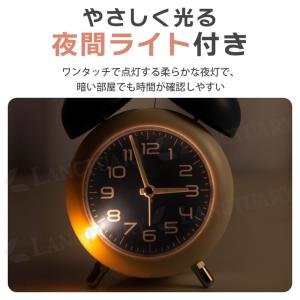 目覚まし時計 アナログ 大音量 金属ベル アラ...の詳細画像4