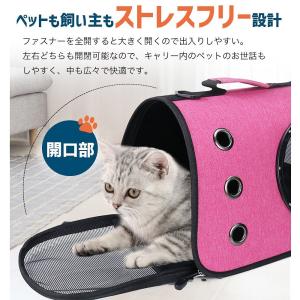 ペット キャリー 2way 肩掛け 手持ち 窓...の詳細画像3