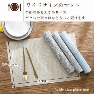 ランチョンマット 北欧 撥水 4枚セット おし...の詳細画像5