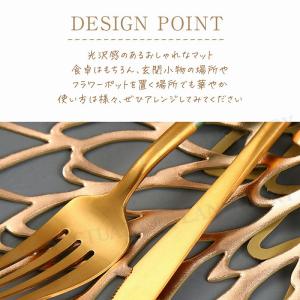 ランチョンマット 2枚 花形 フラワーマット ...の詳細画像4
