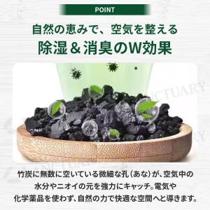 竹炭防臭 乾燥剤8個 除湿剤 消臭剤 脱臭剤 ...の詳細画像5